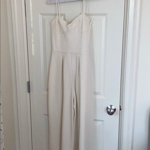 Cotton white jumpsuit